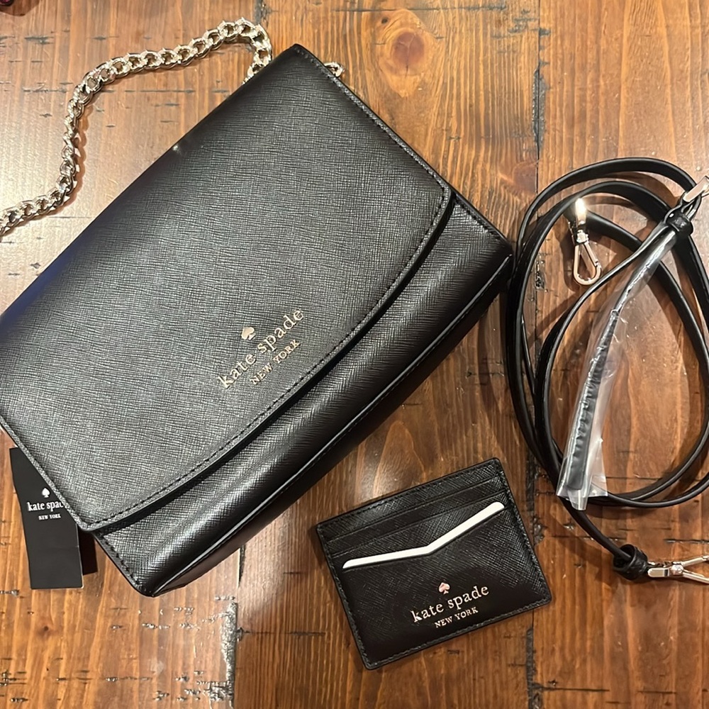 NWT Kate Spade Crossbody + Cardholder